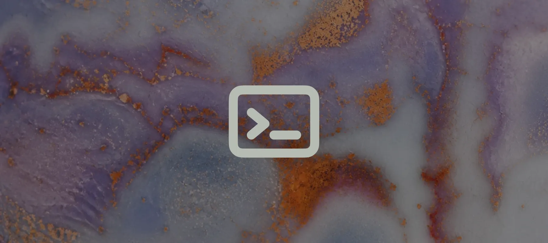 A terminal symbol representing background shells