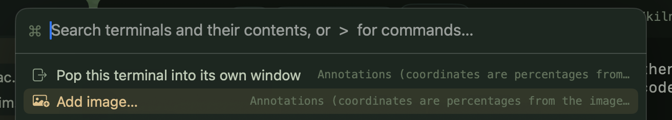 Add image selected in Saggar's command palette